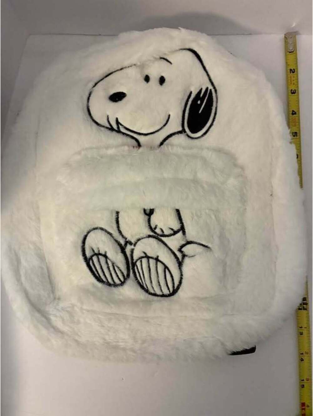 Peanuts Snoopy Faux Fur Backpack